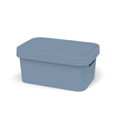 Ящик для хранения Ambient Folk 4,5л, серо-голубой