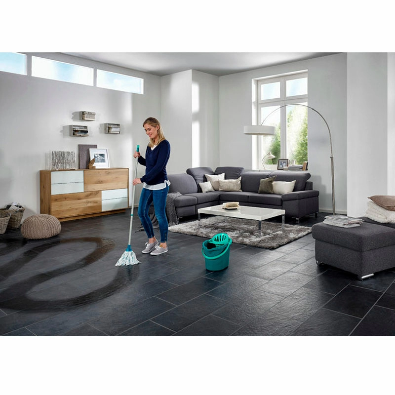 Набор для влажной уборки Leifheit Classic швабра-моп и ведро с отжимом фото 2