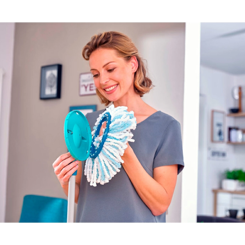 Набор для уборки Leifheit Clean Twist швабра и ведро с отжимом фото 4