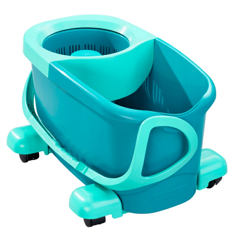 2 Набор для уборки Leifheit Clean Twist швабра и ведро с отжимом на колесиках фото 2