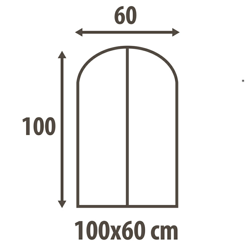 Чехол для одежды Hausmann Paisley 60x100см, бежевый фото 3