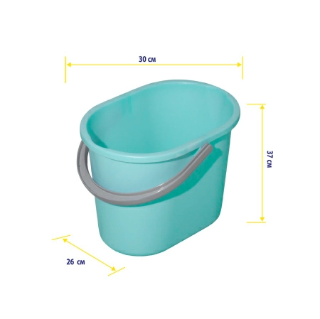 11 Ведро для мытья полов Hausmann 10л фото 11