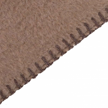 5 Плед 200x220см Pappel Cotton, голубой с бежевым фото 2