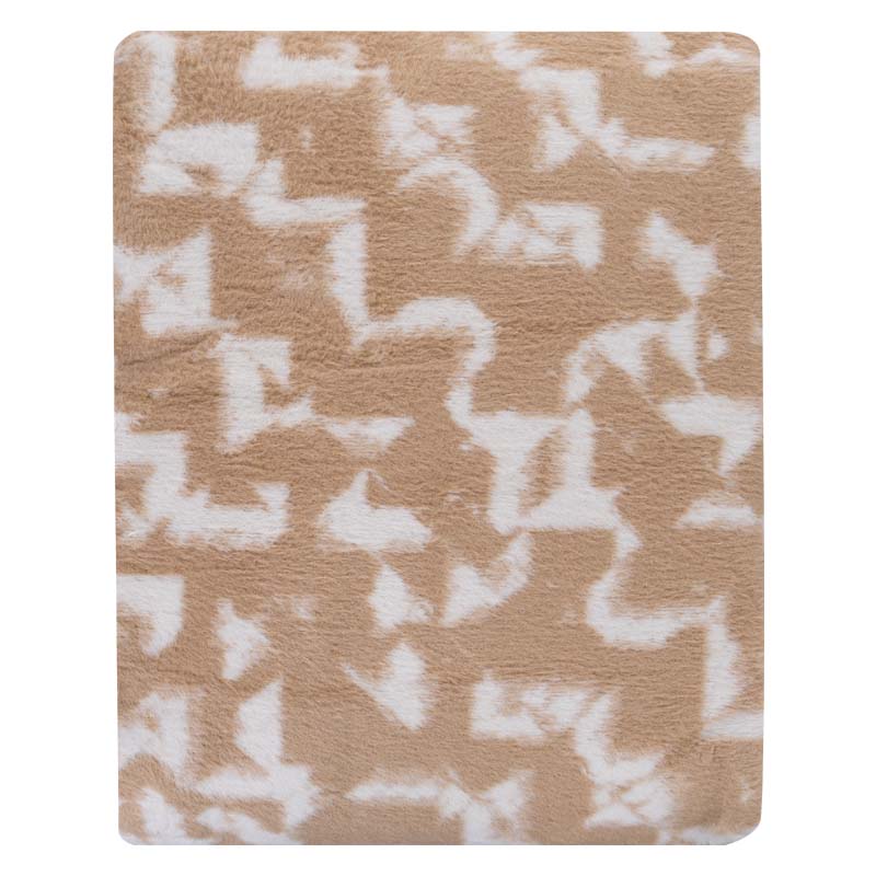 Плед 200x220см Pappel Cotton, бежевый фото 2