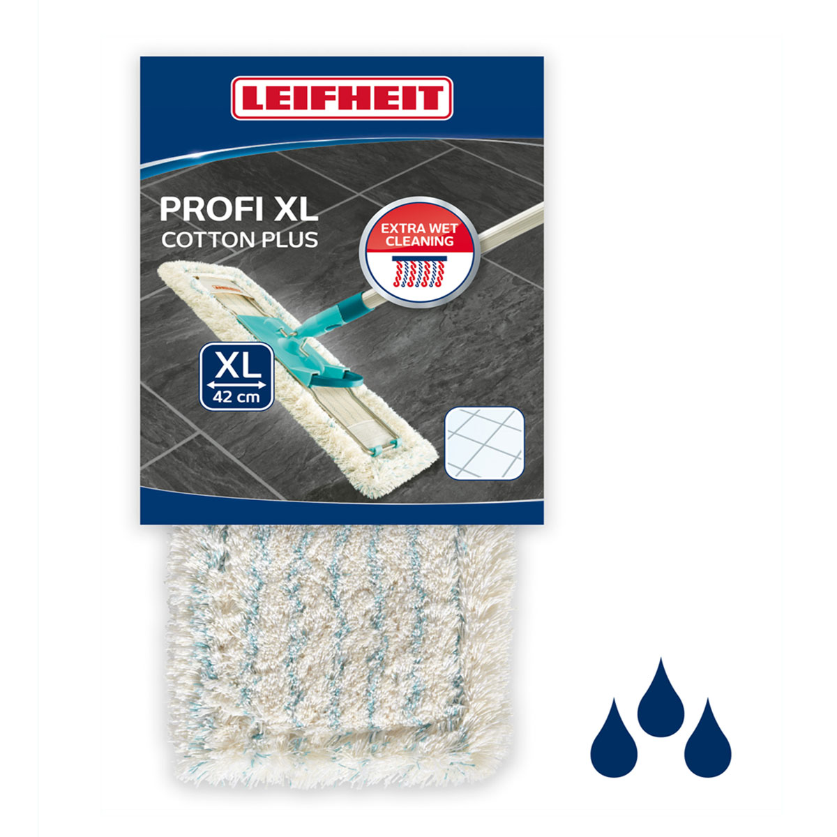 Насадка для швабры Leifheit Profi XL Cotton plus фото 2