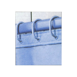 Кольца для штор Spirella C-minor, 12шт, цвет белый фото 2